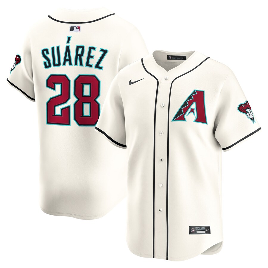 Men's Arizona Diamondbacks Eugenio Suárez Nike Cream Home Limited Player Jersey - Ujersey
