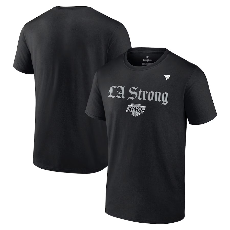 Unisex Los Angeles Kings Fanatics Black LA Strong T-Shirt - Ujersey