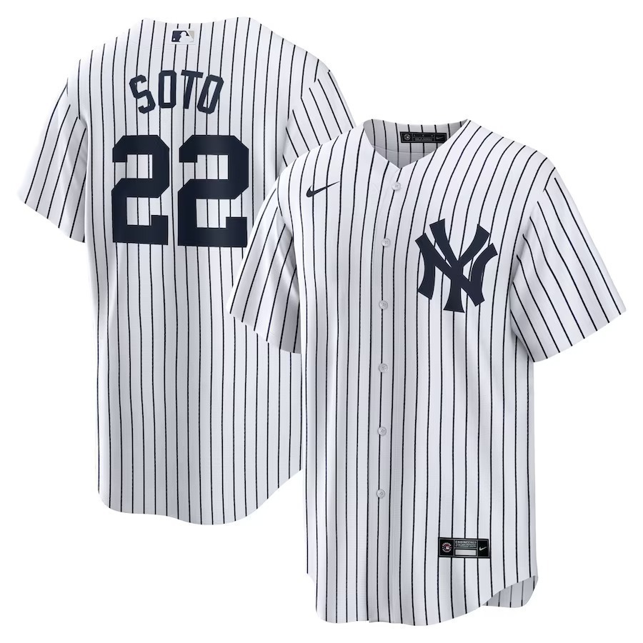 Men's New York Yankees Juan Soto Nike White Home Replica Player Jersey - Ujersey
