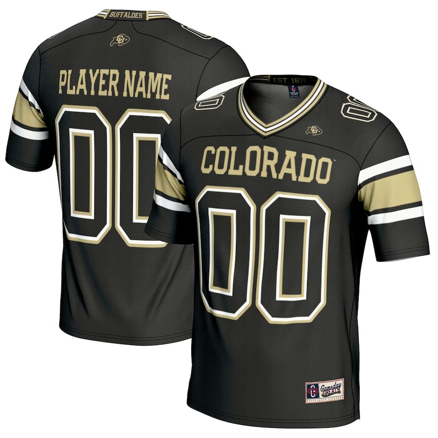 Colorado Buffaloes GameDay Greats Youth NIL Pick-A-Player Football Jersey - Black - Ujersey