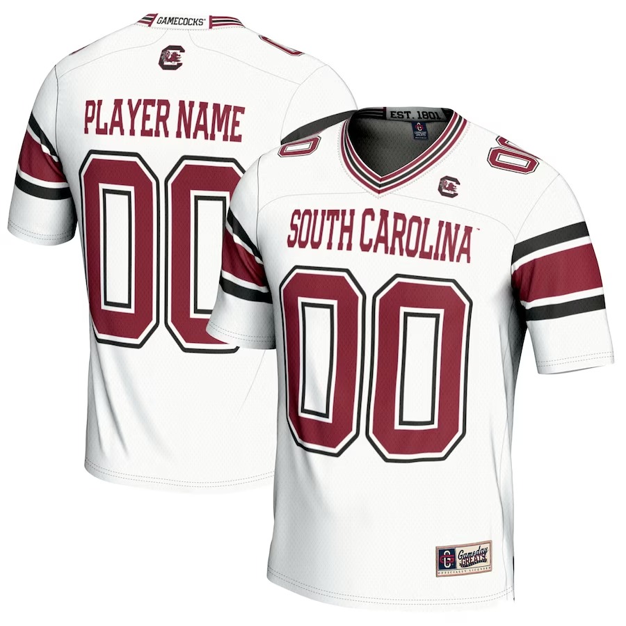 South Carolina Gamecocks GameDay Greats Youth NIL Pick-A-Player Football Jersey - White - Ujersey