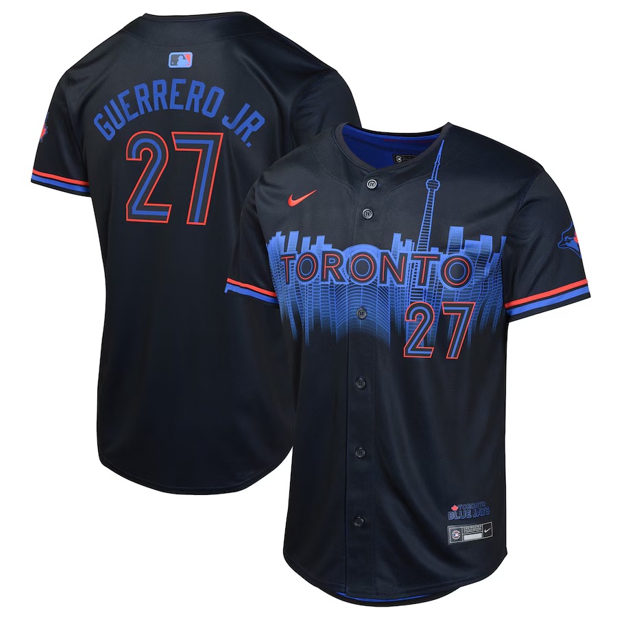 Youth Toronto Blue Jays Vladimir Guerrero Nike Navy 2024 City Connect Limited Player Jersey - Ujersey