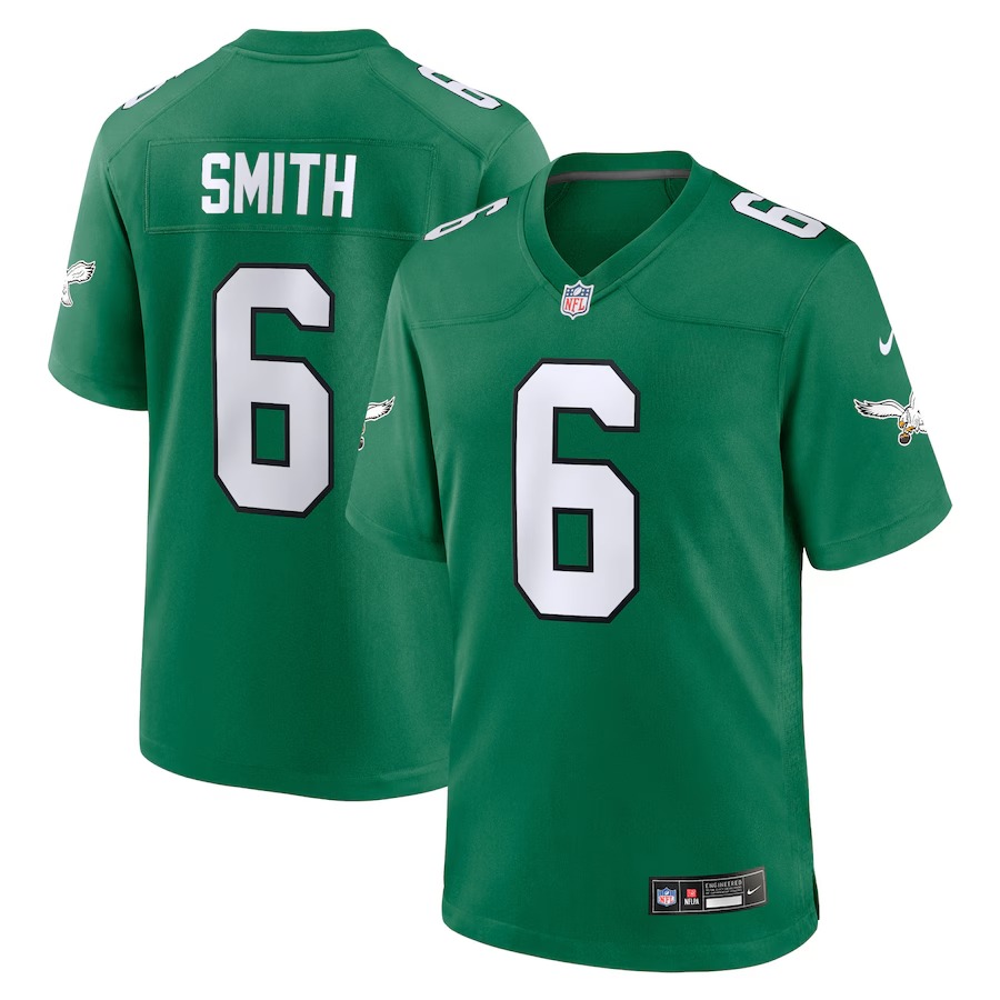 Youth Philadelphia Eagles DeVonta Smith Nike Kelly Green Game Jersey - Ujersey