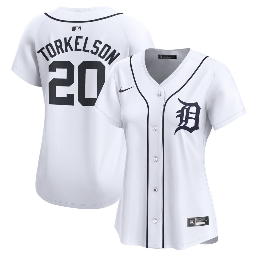 Women's Detroit Tigers Spencer Torkelson Nike White Home Limited Player Jersey - Ujersey