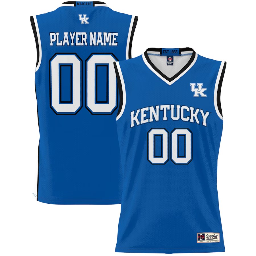 Kentucky Wildcats GameDay Greats Unisex  Lightweight NIL Pick-A-Player Basketball Jersey - Blue - Ujersey