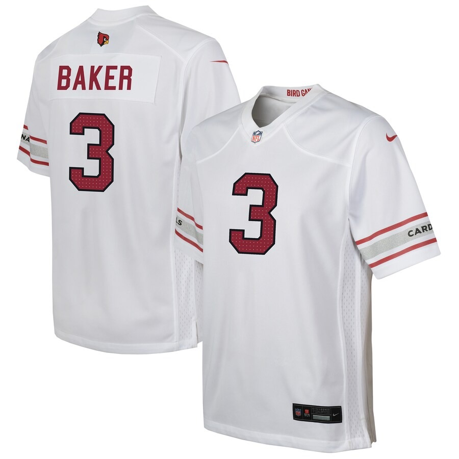Youth Arizona Cardinals Budda Baker Nike White Game Jersey - Ujersey