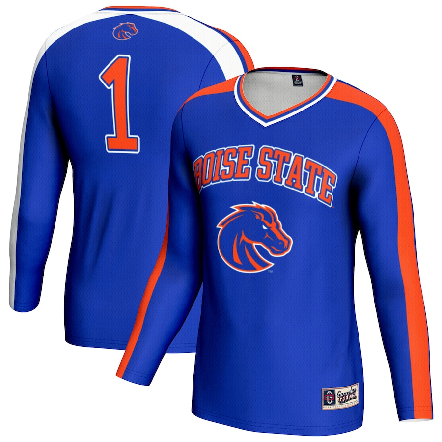 Unisex GameDay Greats Royal Boise State Broncos #1 Lightweight Volleyball Fashion Jersey - Ujersey