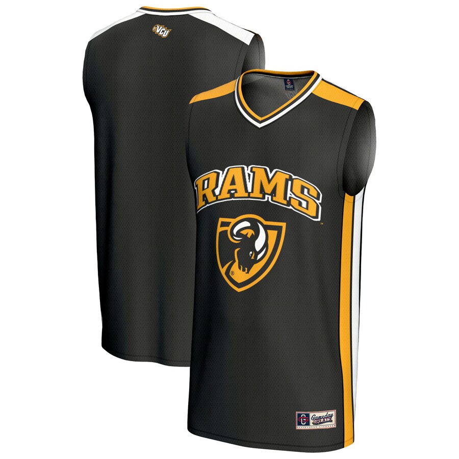 Youth GameDay Greats  Black VCU Rams Spirit Basketball Jersey - Ujersey