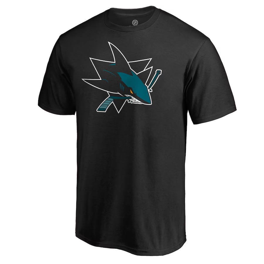 Men's San Jose Sharks Black Team Alternate T-Shirt - Ujersey