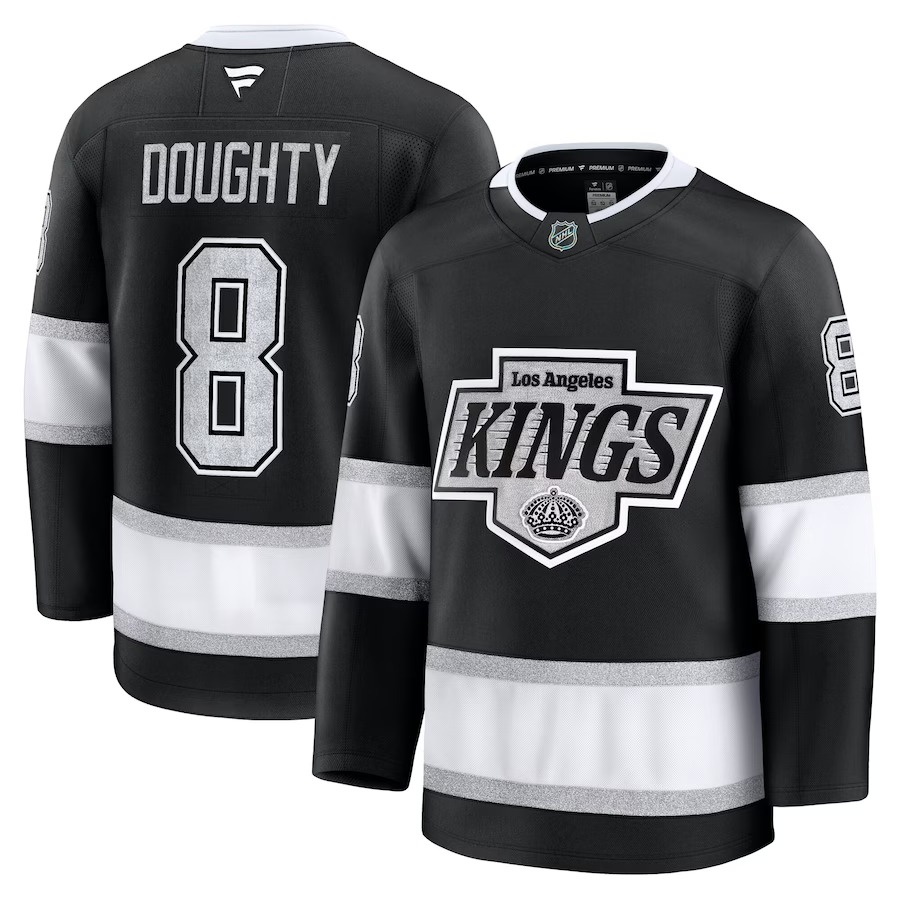 Men's Los Angeles Kings Drew Doughty Fanatics Black Home Premium Jersey - Ujersey