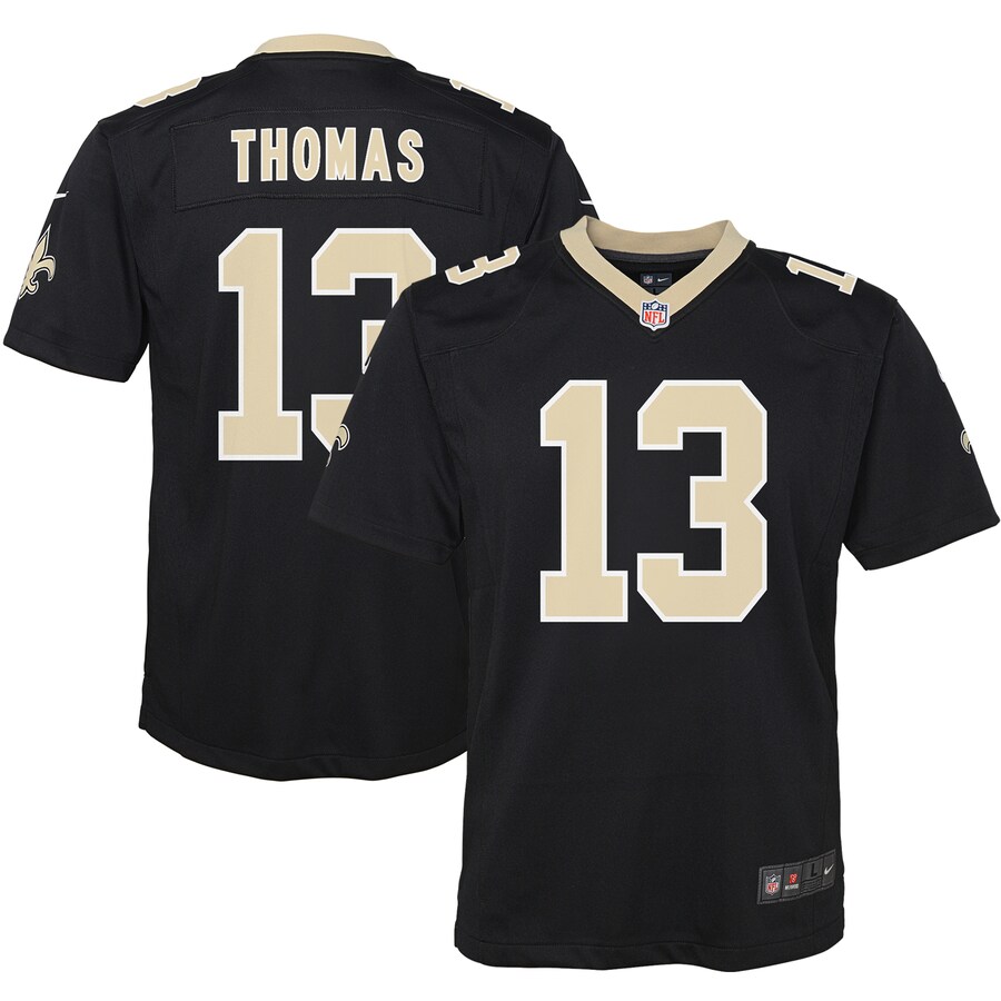 Youth New Orleans Saints Michael Thomas Nike Black Game Jersey - Ujersey