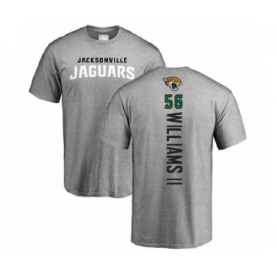 Football Jacksonville Jaguars #56 Quincy Williams II Ash Backer T-Shirt - Ujersey