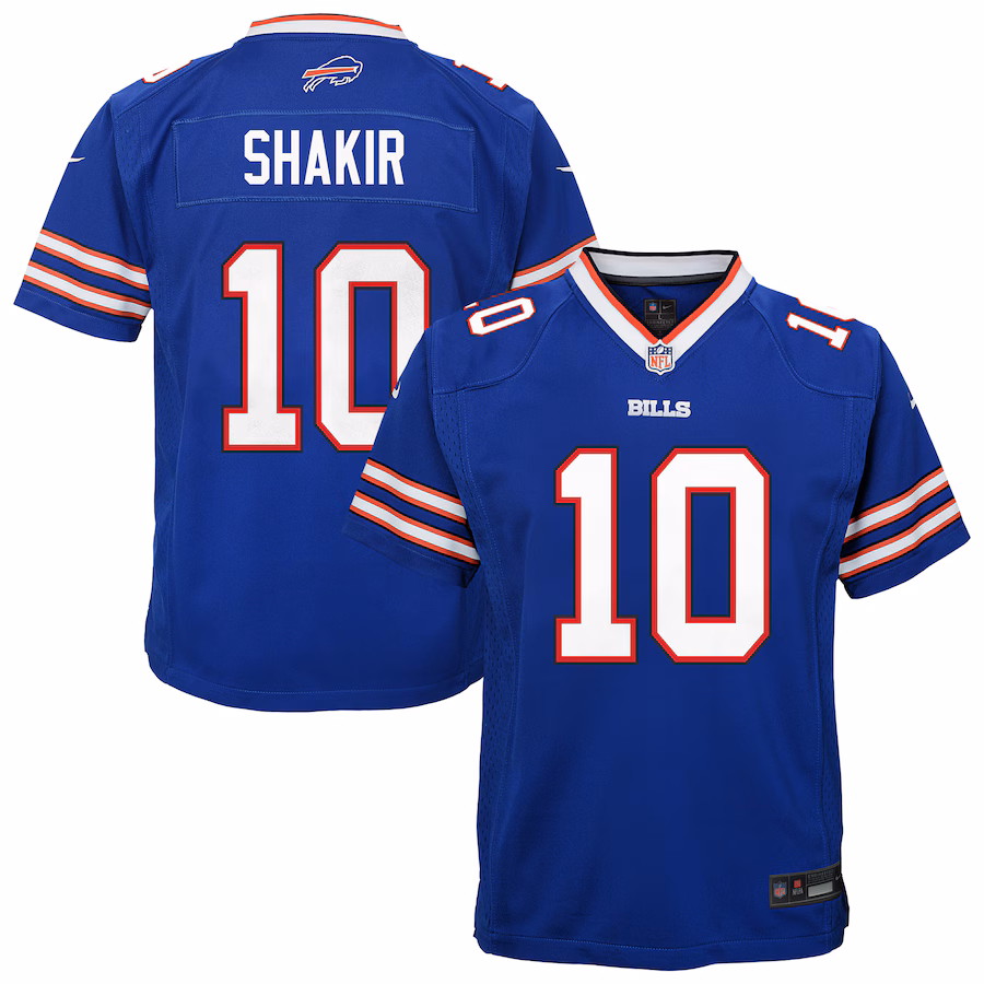 Youth Buffalo Bills Khalil Shakir Nike Royal Team Game Jersey - Ujersey