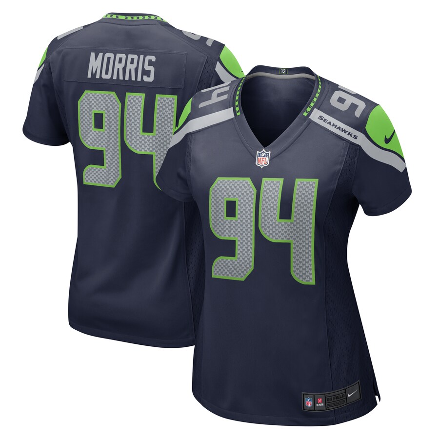 Women's Seattle Seahawks Mike Morris Nike College College Navy Team Game Jersey - Ujersey