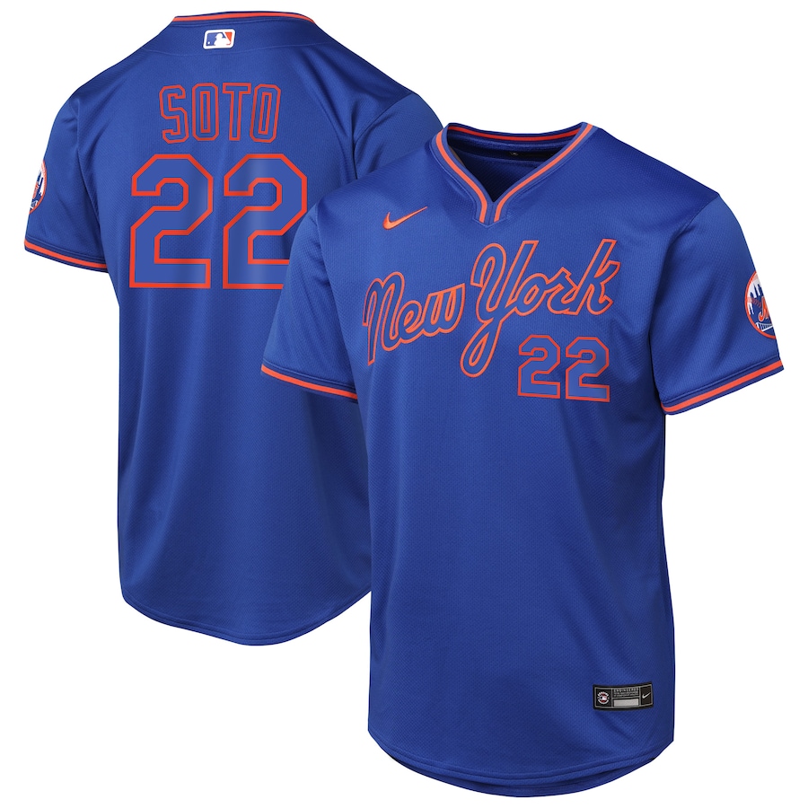 Youth New York Mets Juan Soto Nike Royal Alternate 2 Limited Jersey - Ujersey