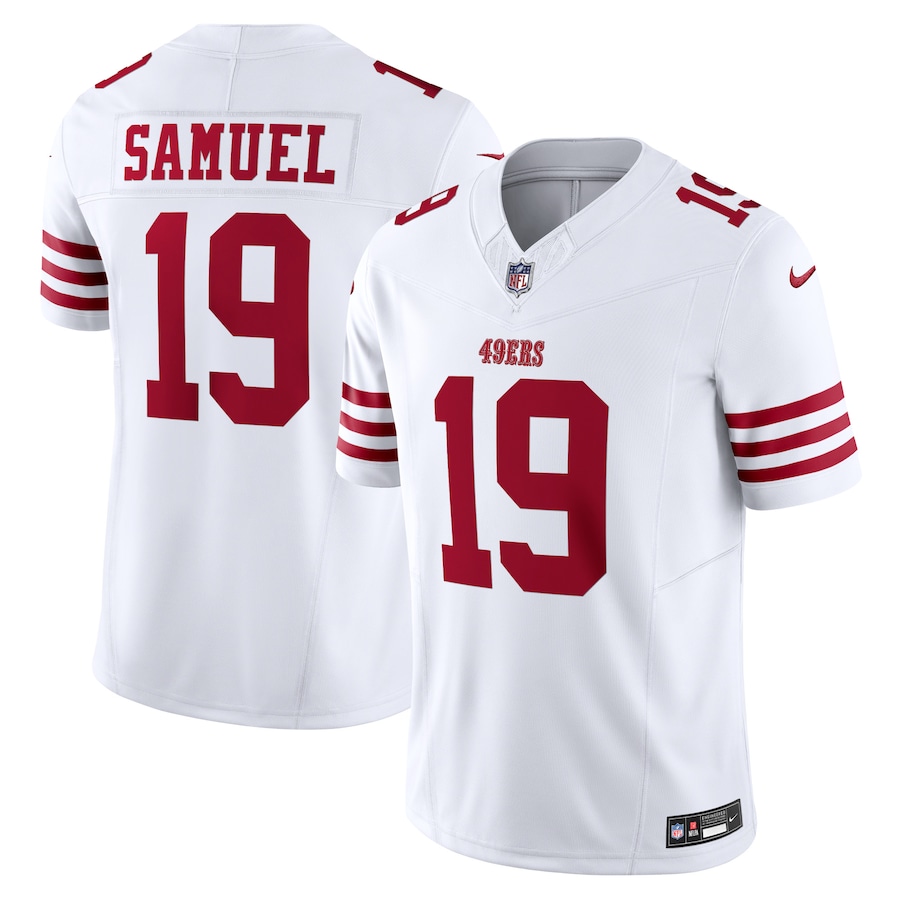Men's San Francisco 49ers Deebo Samuel Nike White Vapor F.U.S.E. Limited Jersey - U-jersey