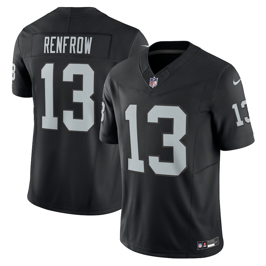 Men's Las Vegas Raiders Hunter Renfrow Nike Black Vapor F.U.S.E. Limited Jersey - U-jersey