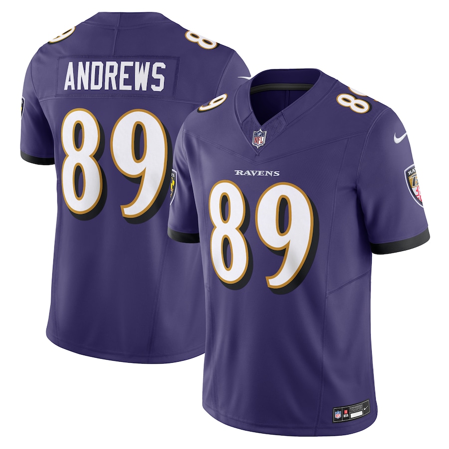 Men's Baltimore Ravens Mark Andrews Nike Purple Vapor F.U.S.E. Limited Jersey - U-jersey