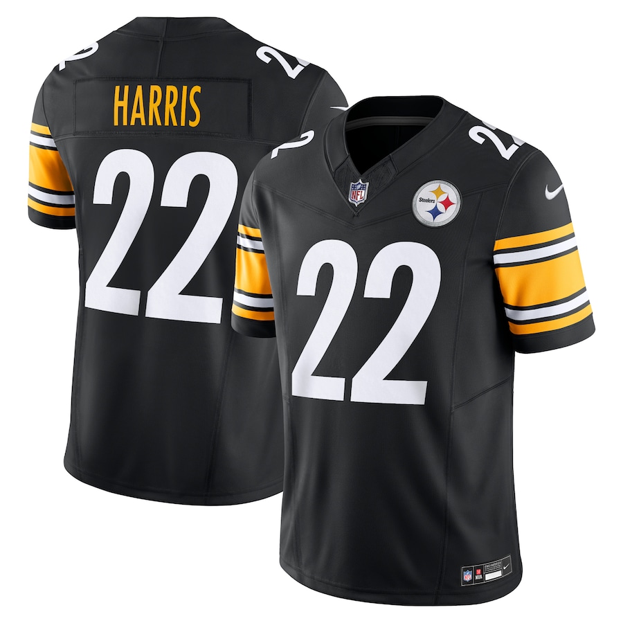 Men's Pittsburgh Steelers Najee Harris Nike Black Vapor F.U.S.E. Limited Jersey - U-jersey