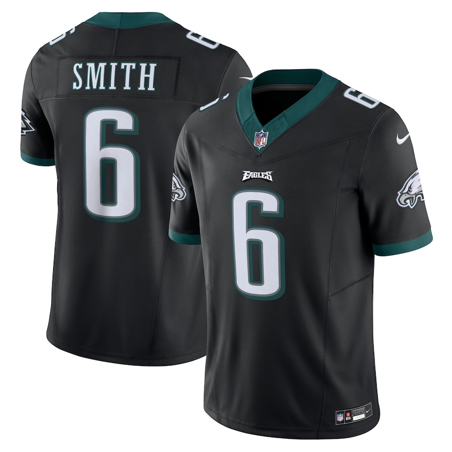 Men's Philadelphia Eagles DeVonta Smith Nike Black Vapor F.U.S.E. Limited Jersey - U-jersey