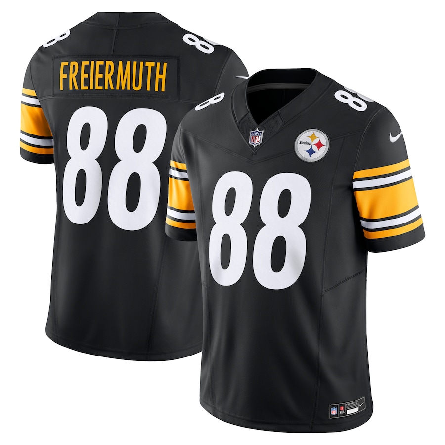 Men's Pittsburgh Steelers Pat Freiermuth Nike Black Vapor F.U.S.E. Limited Jersey - U-jersey