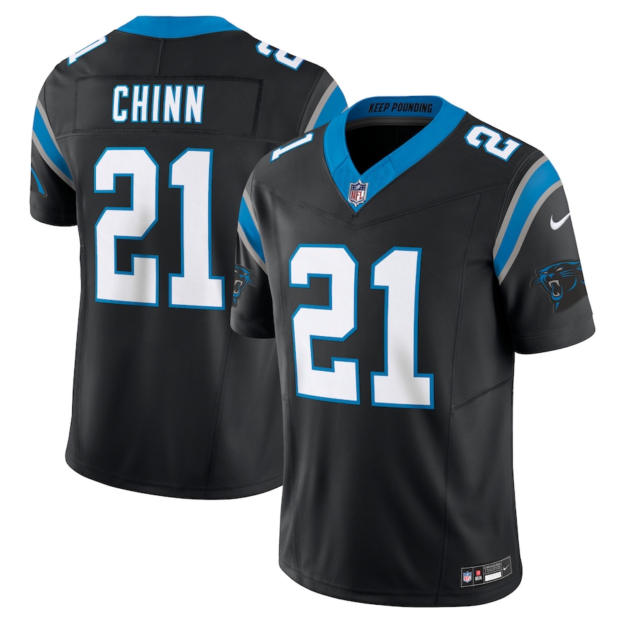 Men's Carolina Panthers Jeremy Chinn Nike Black Vapor F.U.S.E. Limited Jersey - U-jersey