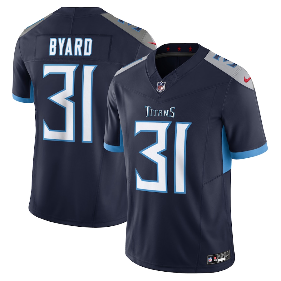 Men's Tennessee Titans Kevin Byard Nike Navy Vapor F.U.S.E. Limited Jersey - U-jersey