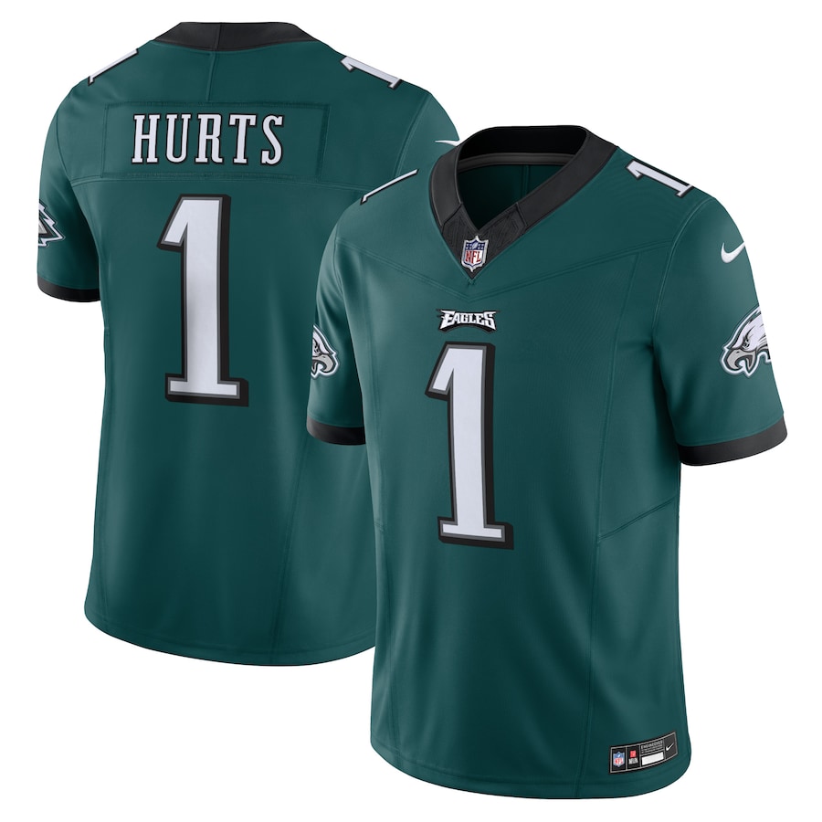 Men's Philadelphia Eagles Jalen Hurts Nike Green Vapor F.U.S.E. Limited Jersey - U-jersey