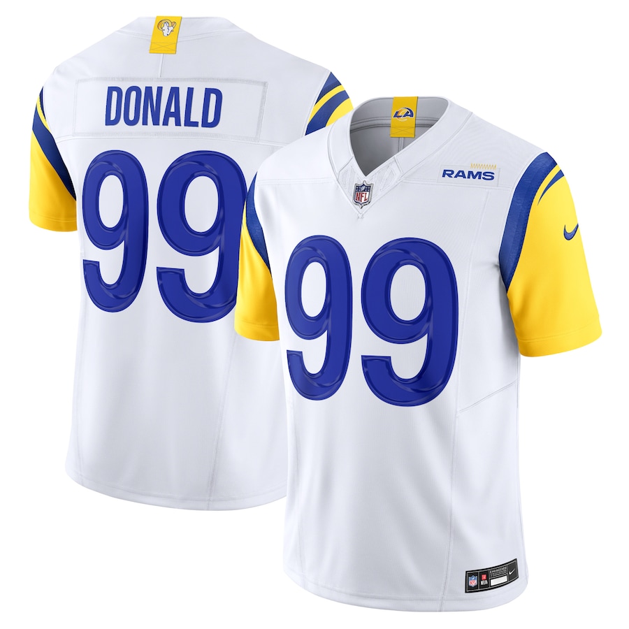 Men's Los Angeles Rams Aaron Donald Nike White Vapor F.U.S.E. Limited Jersey - U-jersey