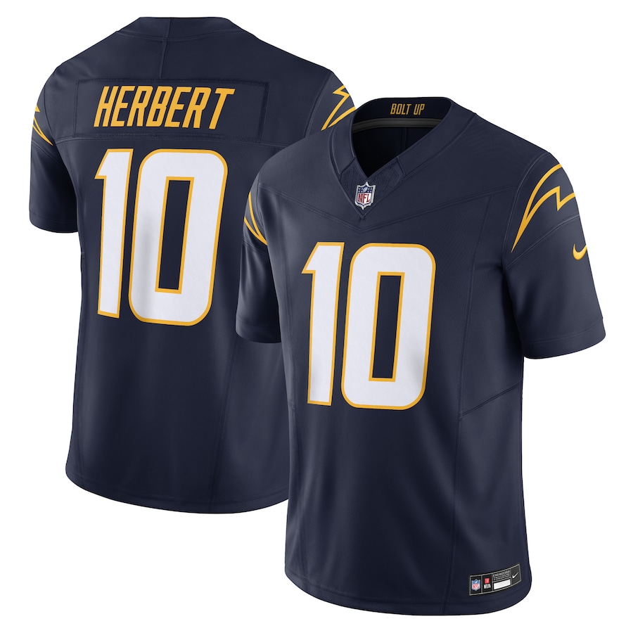 Men's Los Angeles Chargers Justin Herbert Nike Navy Vapor F.U.S.E. Limited Jersey - U-jersey