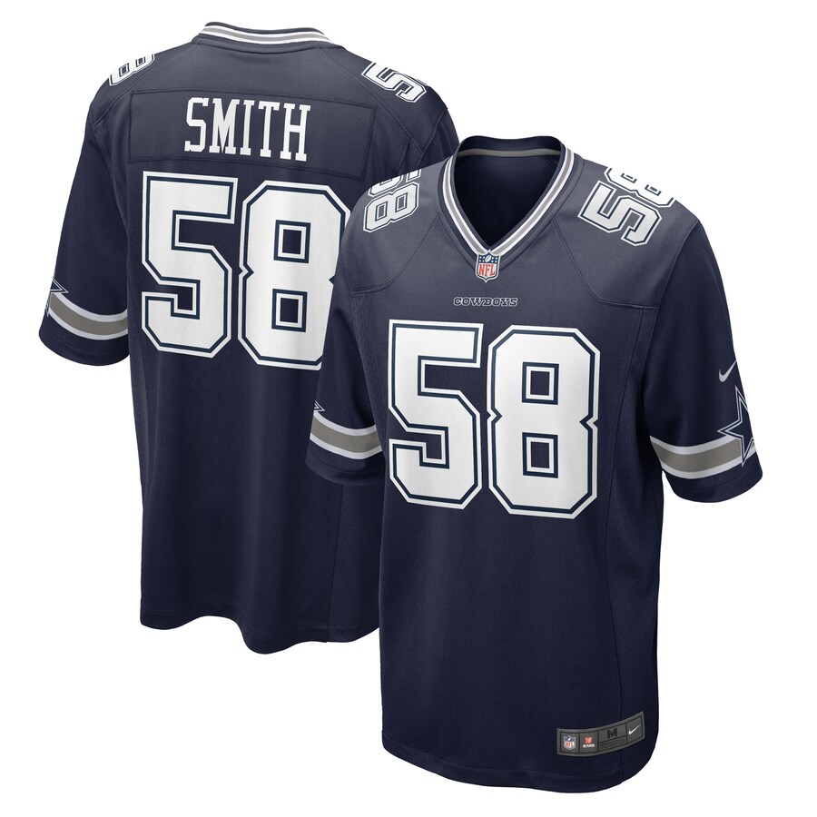 Men's Dallas Cowboys Mazi Smith Nike Navy 2023 NFL Draft First Round Pick Game Jersey - U-jersey
