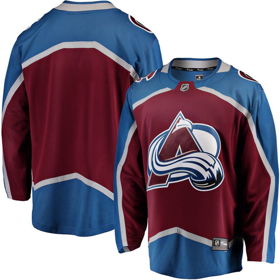 Men's Colorado Avalanche Fanatics Branded Maroon Breakaway Home Jersey - U-jersey