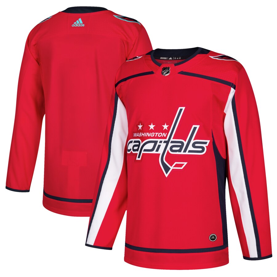 Men's Washington Capitals adidas Red Home Authentic Blank Jersey - U-jersey