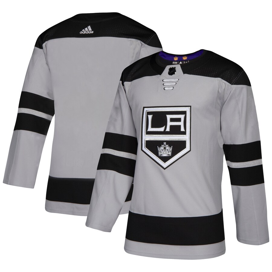 Men's Los Angeles Kings adidas Gray Alternate Authentic Jersey - U-jersey