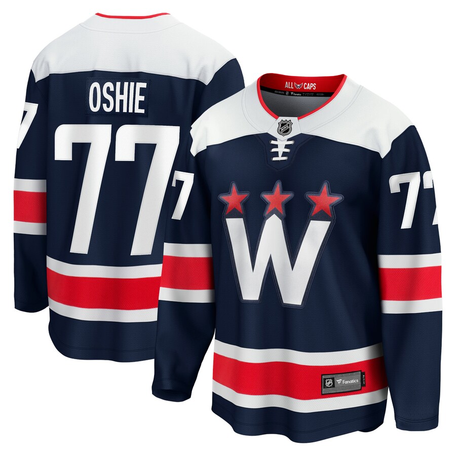 Men's Washington Capitals TJ Oshie Fanatics Branded Navy 2020/21 Alternate Premier Breakaway Player Jersey - U-jersey