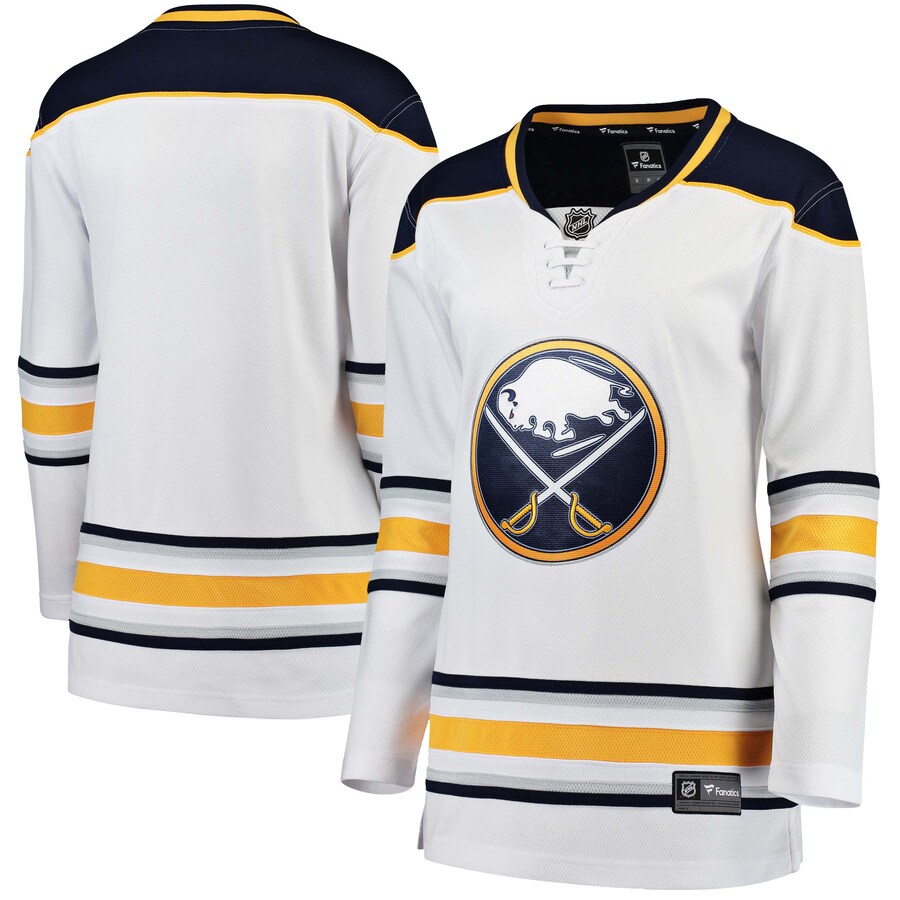 Women's Buffalo Sabres Fanatics Branded White Away Breakaway Jersey - U-jersey