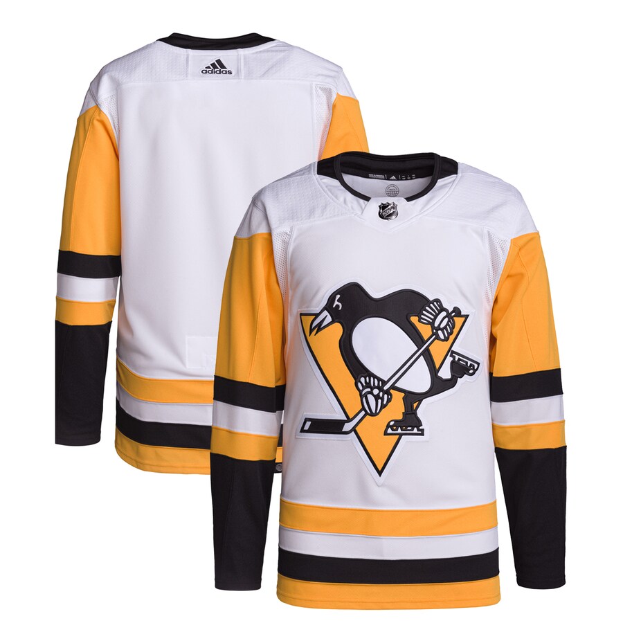 Men's Pittsburgh Penguins  adidas White Away Primegreen Authentic Pro Jersey - U-jersey