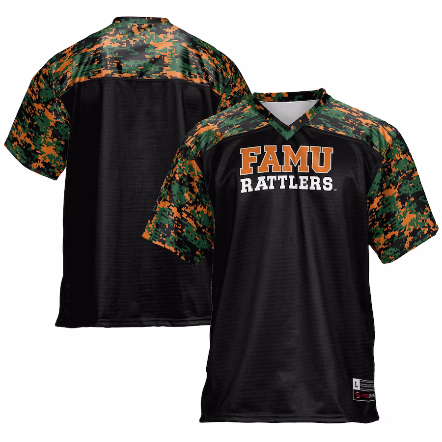 Florida A&M Rattlers GameDay Greats Football Jersey - Black - U-jersey