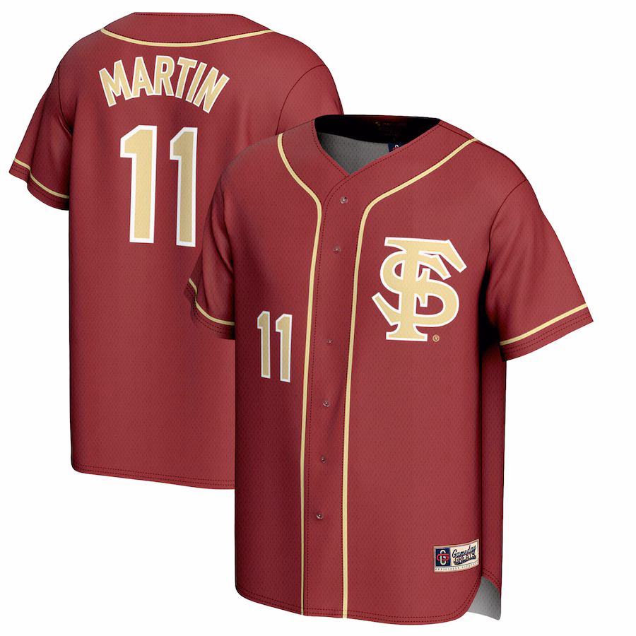 Mike Martin Florida State Seminoles GameDay Greats Youth Lightweight Baseball Jersey - Garnet - U-jersey