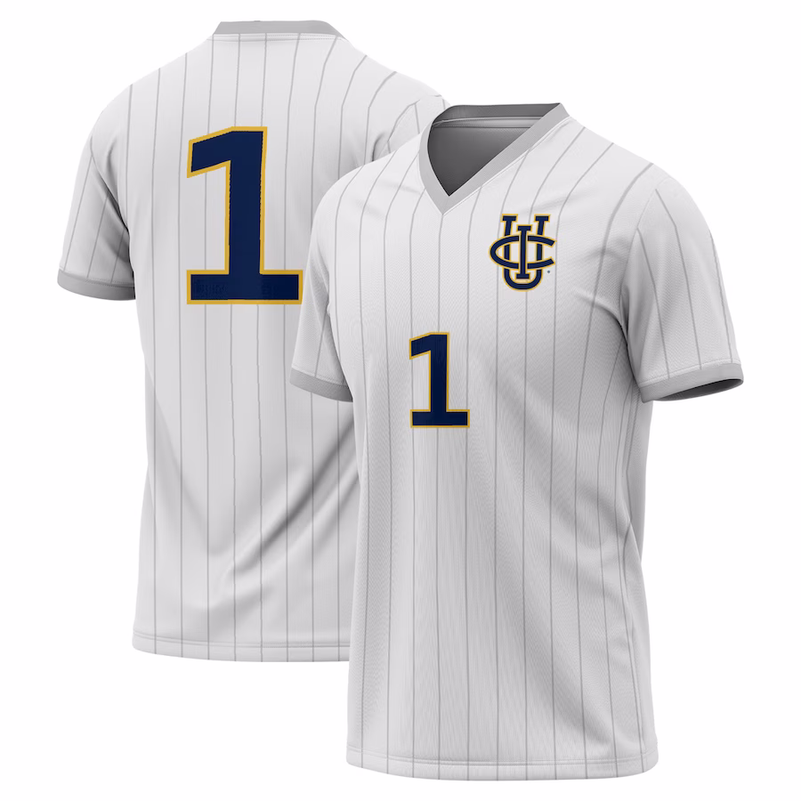 #1 UC Irvine Anteaters GameDay Greats Youth Lightweight Soccer Fashion Jersey - White - U-jersey