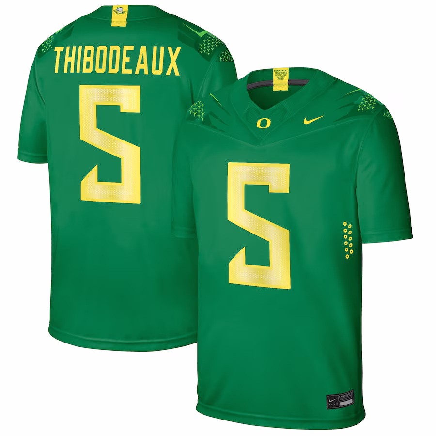 Kayvon Thibodeaux Oregon Ducks Nike Player Game Jersey - Green - U-jersey