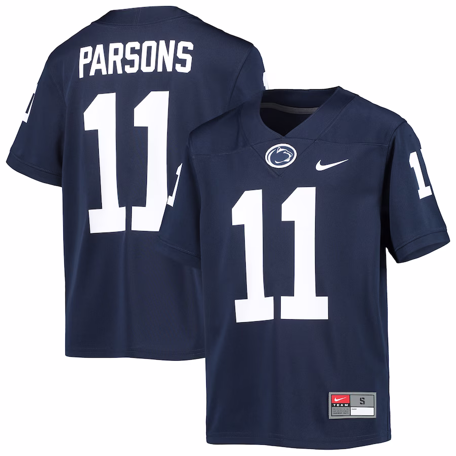Micah Parsons Penn State Nittany Lions Nike Youth Alumni Jersey - Navy - U-jersey