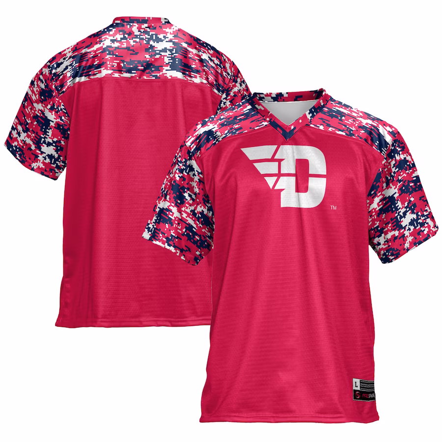 Dayton Flyers GameDay Greats Football Jersey - Red - U-jersey