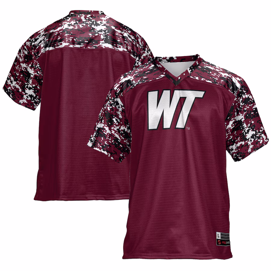 West Texas A&M Buffaloes GameDay Greats Football Jersey - Maroon - U-jersey