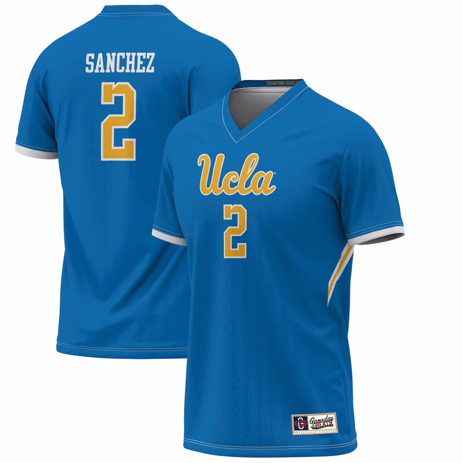 Ashley Sanchez UCLA Bruins GameDay Greats Youth Lightweight Alumni Soccer Jersey - Blue - U-jersey