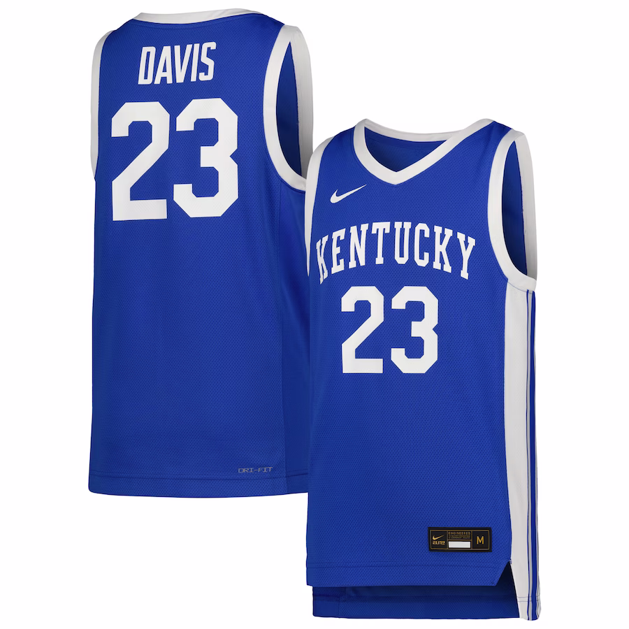 #23 Kentucky Wildcats Nike Youth Icon Replica Basketball Jersey - Royal - U-jersey