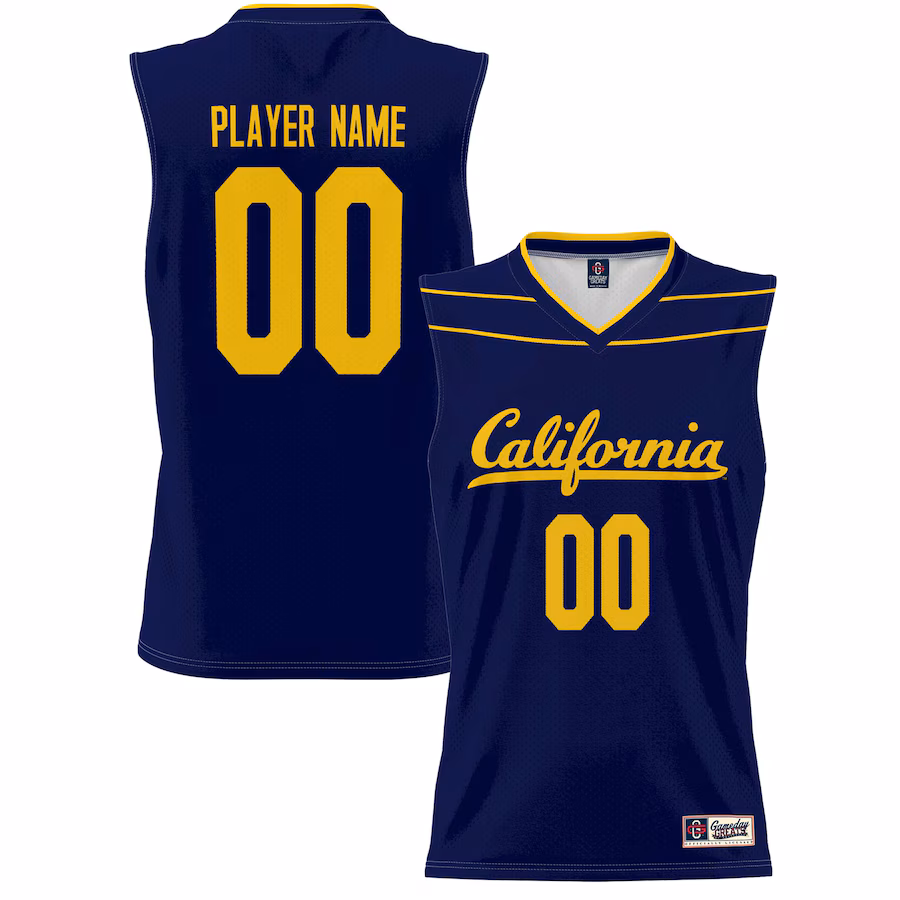 Cal Bears GameDay Greats Unisex NIL Pick-A-Player Lightweight Basketball Jersey - Navy - U-jersey
