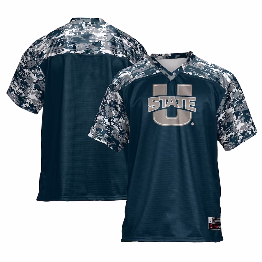 Utah State Aggies GameDay Greats Football Jersey - Navy - U-jersey