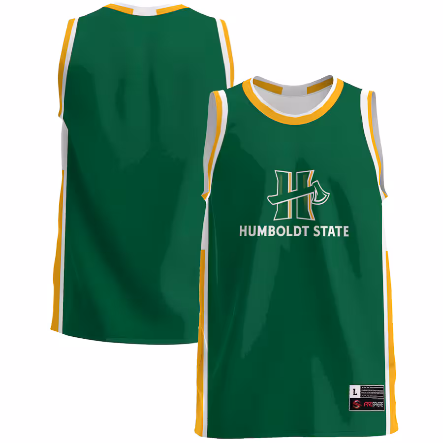 Humboldt State Jacks GameDay Greats  Lightweight Basketball Jersey - Green - U-jersey