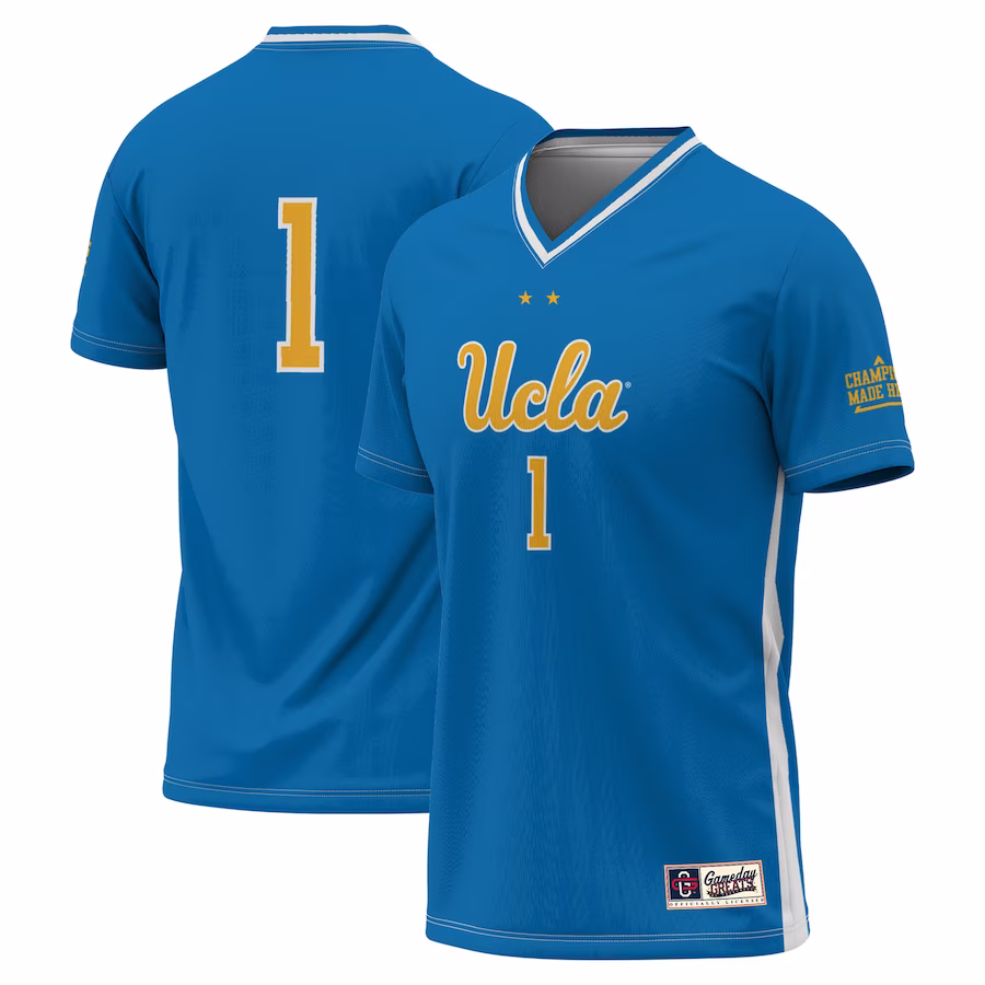 UCLA Bruins GameDay Greats Youth Lightweight Soccer Fashion Jersey - Blue - U-jersey